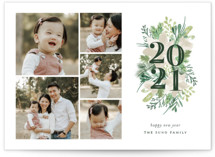 Botanical Year New Year Photo Cards