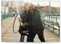 signature cheers New Year Photo Cards