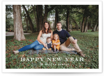 Framed Happiness New Year Photo Cards