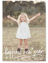 Fun Script New Year Photo Cards