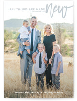 all things are made new New Year Photo Cards