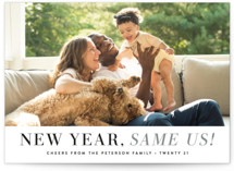 New Year Same Us New Year Photo Cards