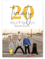 stylish new year New Year Photo Cards