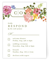 Garland Monogram Multi-Event RSVP Cards