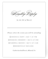 Classically Elegant Multi-Event RSVP Cards