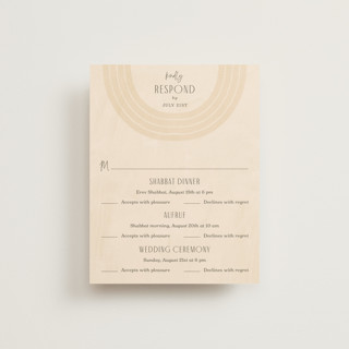 Chuppah Arch Multi-Event RSVP Cards