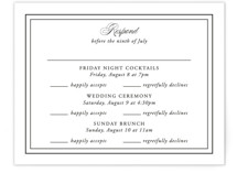 Story Line Multi-Event RSVP Cards