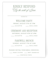 Woods Multi-Event RSVP Cards
