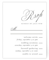 Written with love Multi-Event RSVP Cards