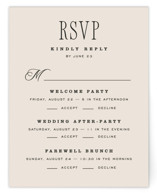 Linea Multi-Event RSVP Cards