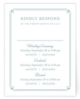 Fleur Corner Multi-Event RSVP Cards