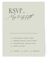 Scripted Initials Multi-Event RSVP Cards