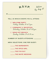 Trattoria Multi-Event RSVP Cards