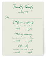 tablescape drawing Multi-Event RSVP Cards