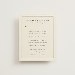 Hansen Multi-Event RSVP Cards