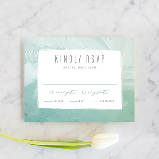 Painted Sea RSVP Cards