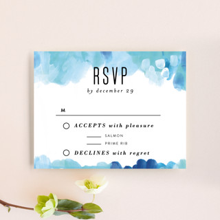 Gallery Abstract Art RSVP Cards