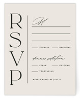 Modern Monogram RSVP Cards