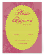 Maximalist Poppies RSVP Cards