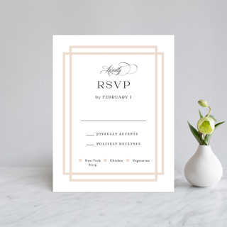 Timeless Love RSVP Cards