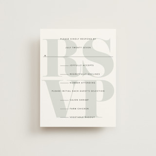 His and Hers RSVP Cards