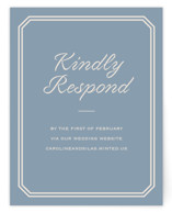 Bevel Monogram RSVP Online Enclosure Cards