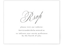 Written with love RSVP Online Enclosure Cards