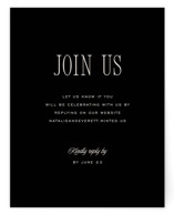 Linea RSVP Online Enclosure Cards