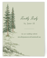 Whispering Pines RSVP Online Enclosure Cards