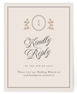 Vintage Romance RSVP Online Enclosure Cards