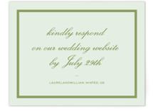 RSVP Online Enclosure Cards