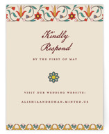 Mughal Gardens RSVP Online Enclosure Cards