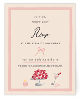 Velvet Cherry RSVP Online Enclosure Cards