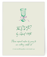 tablescape drawing RSVP Online Enclosure Cards