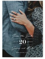 In Love Retired Save The Date Cards