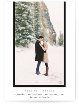 Drop Frame Retired Save The Date Cards