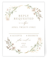 Meadow Foil-Pressed RSVP Cards