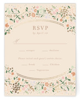 Esther's garden Foil-Pressed RSVP Cards