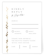 Courtyard Foil-Pressed RSVP Cards