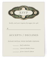 Frame Foil-Pressed RSVP Cards
