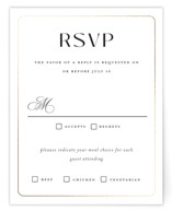 Loren Foil-Pressed RSVP Cards