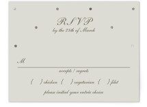 Pearls Foil-Pressed RSVP Cards