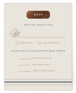 Equestrian Foil-Pressed RSVP Cards