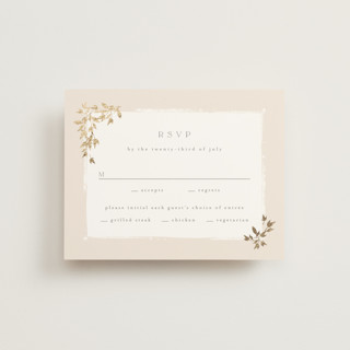 Everly Foil-Pressed RSVP Cards