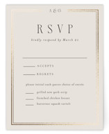 Grace Foil-Pressed RSVP Cards