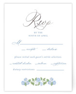 Pillowy border Foil-Pressed RSVP Cards
