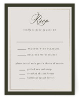 refined Foil-Pressed RSVP Cards