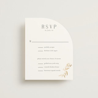 Vining Foil-Pressed RSVP Cards