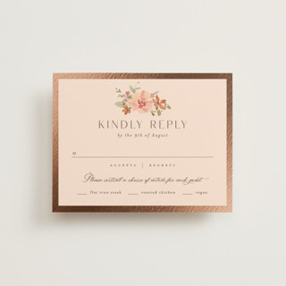 Jardin Foil-Pressed RSVP Cards