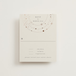 North Foil-Pressed RSVP Cards